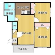 プランドール千歳の間取り画像