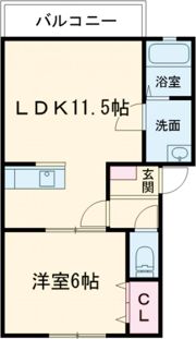 シンシア ジュードの間取り画像