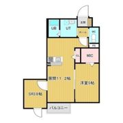 Clark中島町の間取り画像