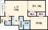 めぞん参番館の間取り画像