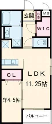 ボワット ブランシュの間取り画像