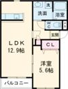 ポポラートⅢの間取り画像