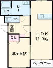 ポポラートⅢの間取り画像