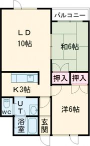 リヴェール桔梗館の間取り画像