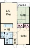 リヴェール桔梗館の間取り画像