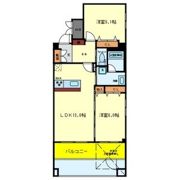 グローリーパレス中山の間取り画像