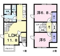 シャンティ壱番館の間取り画像
