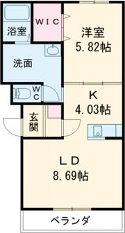ピュアルーチェ大川の間取り画像