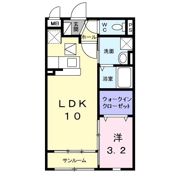 フルールⅠの間取り画像