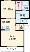 ピュアルーチェ大川の間取り画像