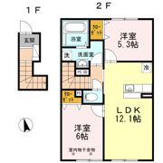 D-room七重浜の間取り画像