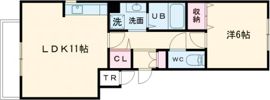 プリートミハラの間取り画像