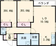 ラ シャルマの間取り画像