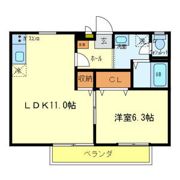 ソレジオ1号館の間取り画像