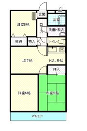 ユーミーハピネスⅡの間取り画像
