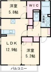 メルヴェイユBの間取り画像