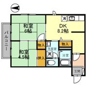 ファミールコーポ高屋1の間取り画像