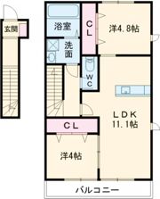 Rassurer(ラシュレ)の間取り画像