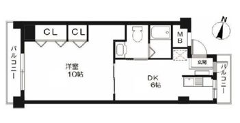 第二中村マンションの間取り画像