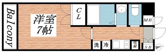 フルール須磨の間取り画像