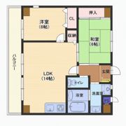 ハイツ寺本の間取り画像