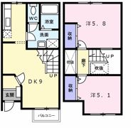 フォレスタⅡの間取り画像