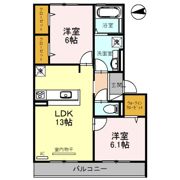 CREST Kの間取り画像