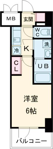 エスリード神戸レジデンスの間取り画像