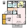 アペルトコート Bの間取り画像