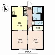 ボン・セジュール歌敷Aの間取り画像