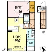 グランモア桜川 Bの間取り画像