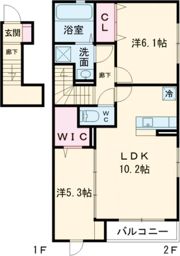 フェーブ千代が丘の間取り画像