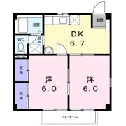 グリーンハイム若柴の間取り画像