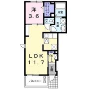 ウィステリアガーデンⅠの間取り画像