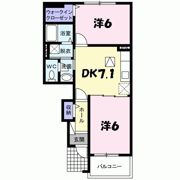サンハイツ北六甲五番館の間取り画像