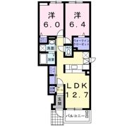 エレガントヒルⅢAの間取り画像