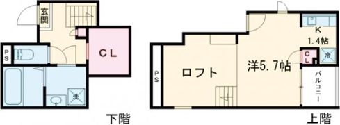 CB鳥栖フィオーレの間取り画像