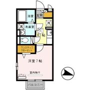 ピア東久代の間取り画像