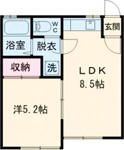 ウエストルムKEの間取り画像