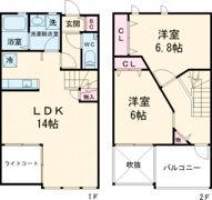プレミアムアイランド西島Ⅱの間取り画像