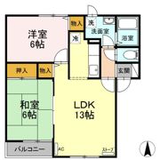 ハイセレールフジの間取り画像