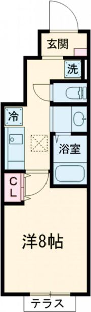 ルミエール鳥栖の間取り画像