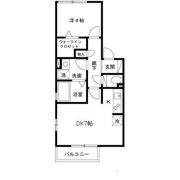 長興寺コーポの間取り画像