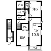 フランシーズアンジュの間取り画像