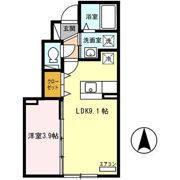 ウィットモア悠裕の間取り画像