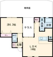 プレミアムテラスFUKUROの間取り画像