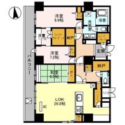 グランセジュール江坂 住居の間取り画像