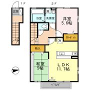 アルモニーアFの間取り画像