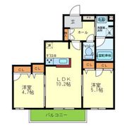 パークサイドフォルテの間取り画像