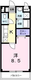 ネオカーサの間取り画像